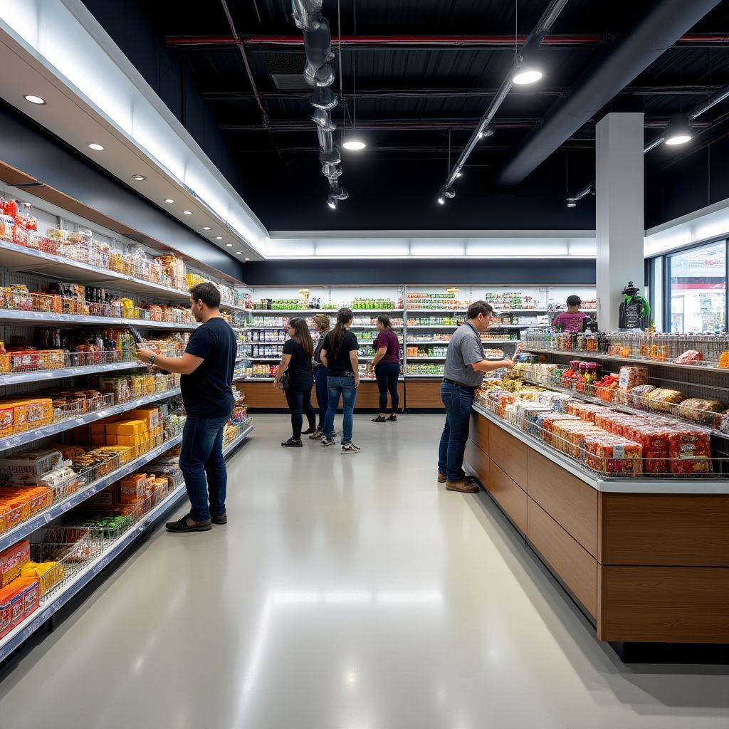 Tienda de conveniencia en estación de servicio