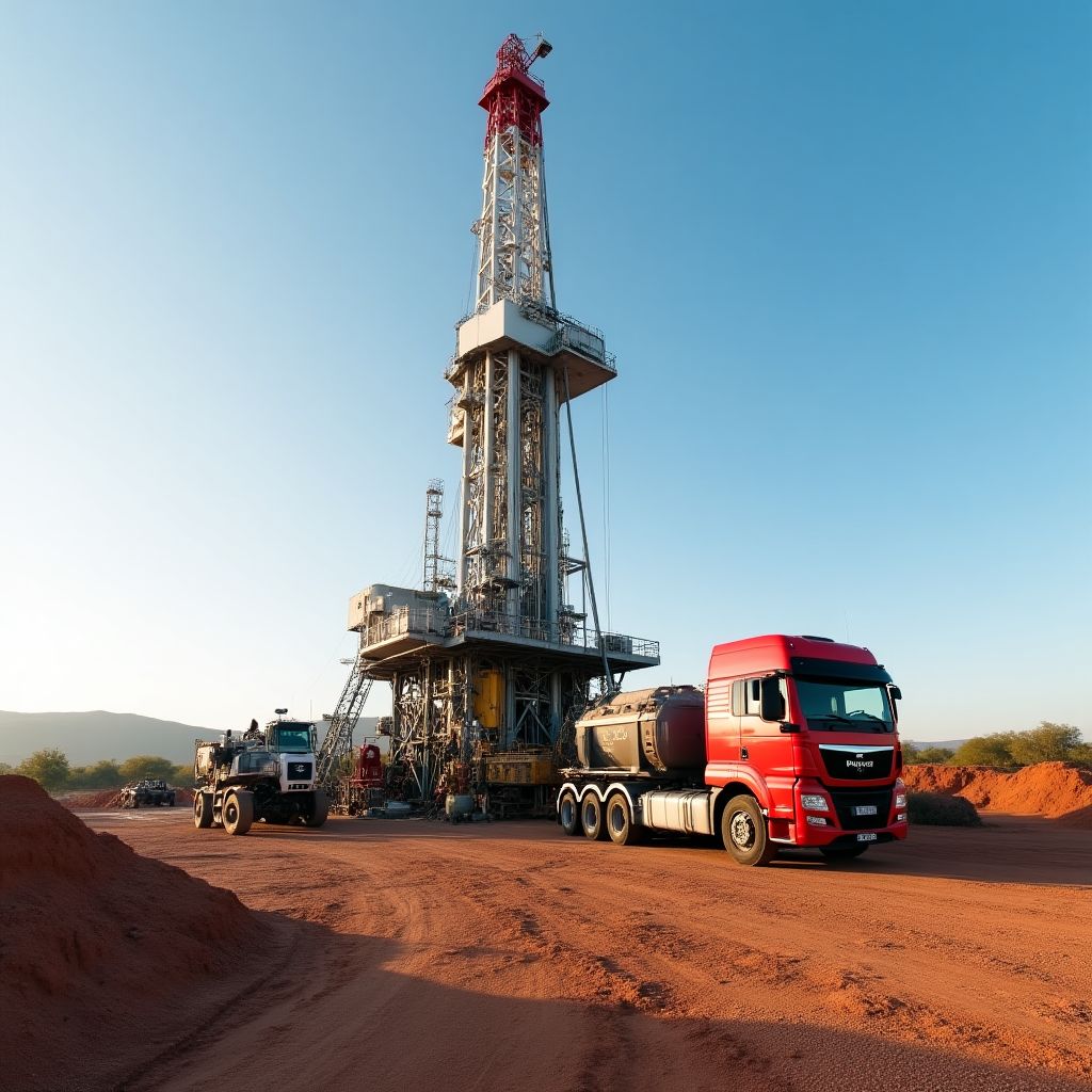 Tecnología de perforación avanzada en yacimiento petrolero argentino